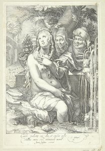Susana e os anciãos de Jan Saenredam
