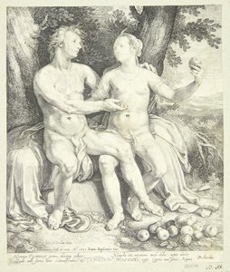 Vertumnus e Pomona de Jan Saenredam
