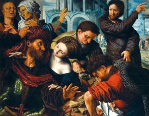 A Vocação de São Mateus, meados do século XVI.. de Jan Sanders Hemessen van