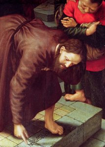 Cristo e a mulher apanhados em adultério (detalhe de 231478)
