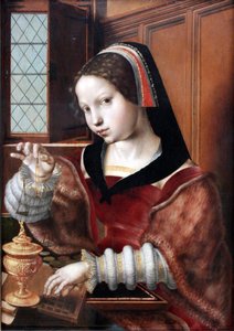 Alemão: Die Goldwägerin Mulher que pesa o ouro
 Título(s) alternativo(s):  
Mulher que segura uma balança de Jan Sanders van Hemessen