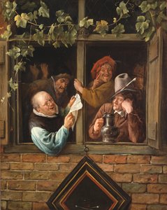 Retóricos à janela de Jan Steen
