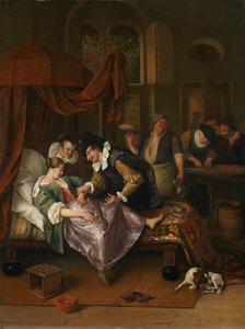 A Visita do Médico de Jan Steen