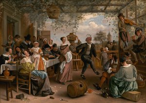 The Dancing Couple, 1663.