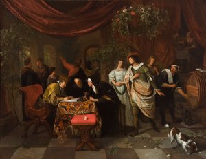 O casamento de Tobias e Sara de Jan Steen