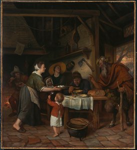 O Sátiro e a Família Camponesa de Jan Steen