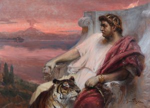 Nero em Baiae, por Styka, Jan