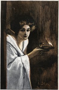ilustração de JAN STYKA (1858-1925) para o romance "Quo Vadis" de Henryk Sienkiewicz.