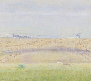 Mar enevoado de Jan Theodore Toorop