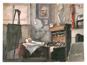O meu quarto em Delft de Jan Toorop