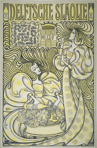 Poster para óleo de salada Delft, pub.1894 (cor litho) de Jan Toorop