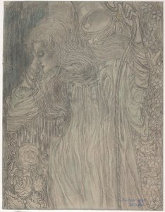 O Sonhador, 1897 de Jan Toorop