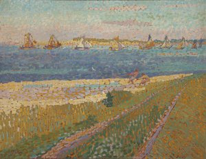 O Schelde perto de Veere, 1907 de Jan Toorop