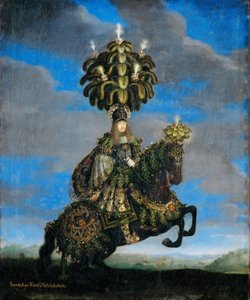 Gundakar, Príncipe Dietrichstein 1623-1690 em uma fantasia de balé de cavalo, 1667