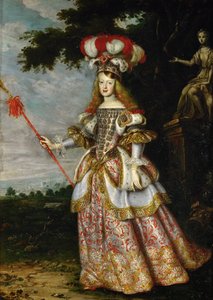 Margarita Teresa, Infanta de Espanha 1651-1673, em traje teatral, 1667