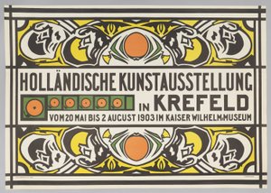 Exposição de Arte Holandesa em Krefeld de Johan Thorn Prikker