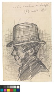 Um cocheiro em Delft de Jan Toorop