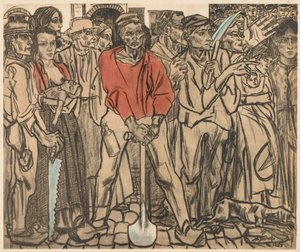Um grupo de trabalhadores de Jan Toorop