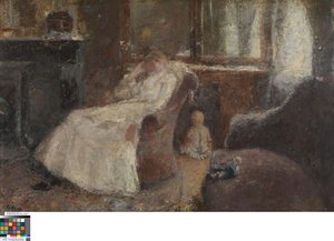 Holandês: Annie Hall em Lissadell, Kenley Woman_in_White de Jan Toorop