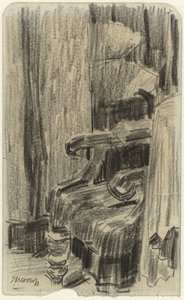 Cadeira de braços parcialmente cortada de Jan Toorop