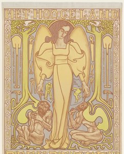 A Terra Hooge. Beekbergen (título sobre o objecto) de Jan Toorop