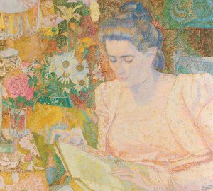 Retrato da Sra. Marie Jeannette de Lange
Retrato de Marie Jeanette de Lange de Jan Toorop