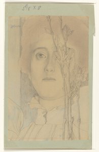 Retrato de uma mulher desconhecida de Jan Toorop