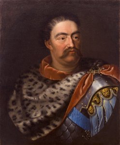 Retrato de João III Sobieski 1629-1696, rei da Polônia e grão-duque da Lituânia