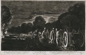 Os Quatro Elementos, Fogo (Ignis), c. 1614-1622 (gravura) de Jan Van de II Velde