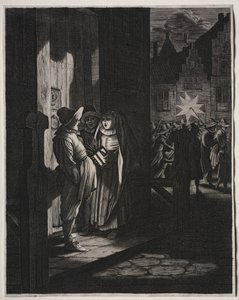 Estrela dos reis, um pedaço da noite, 1630.