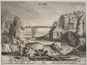 Os Doze Meses: Outubro. de Jan Van de Velde