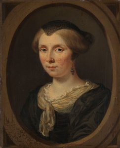 Retrato de Margaretha Verkolje, esposa de Reinier Couturier