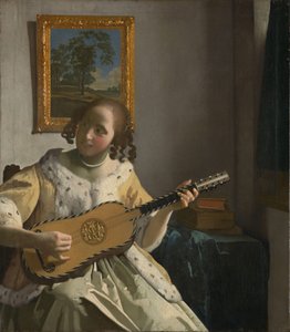 O guitarrista de Jan Vermeer van Delft