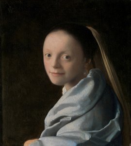 Retrato de uma jovem mulher, c.1663-65