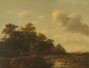 Paisagem com uma fazenda de Jan Vermeer van Haarlem (I)