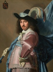 Andries Stilte como porta-estandarte, 1640. de Jan Verspronck