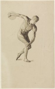Modelo de gesso do lançador de discos de Jan Veth