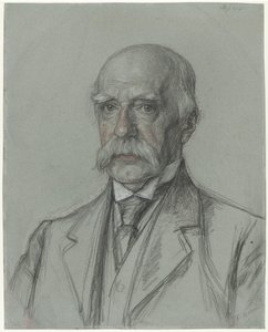 Retrato de F. J. Massas de vidraceiro de Jan Veth