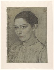 Retrato da Srta. Sara de Swart de Jan Veth