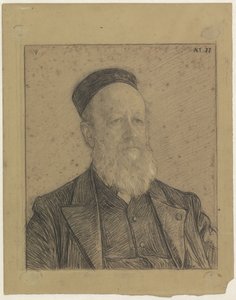 Retrato de Pieter Johannes Veth, 77 anos de idade de Jan Veth