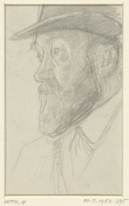 Retrato do escultor Lambertus Zijl de Jan Veth