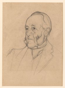 Retrato de um cavalheiro com costeletas, à esquerda de Jan Veth