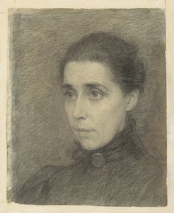 Retrato da Sra. M. Bruyel-De Favauge de Jan Veth