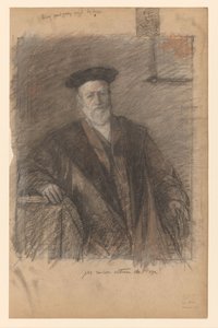 Retrato do Prof. Dr. Pieter Johannes Veth, de toga de Jan Veth