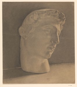 Estudo em uma cabeça de gesso de Jan Veth