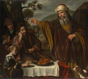 Abrahams Parting da Família de Lot, ca. 1655-65.