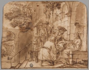 Os irmãos de José mostram a sua túnica a Jacob de Jan Victors
