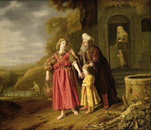 A Expulsão de Hagar e Ismael, c.1644