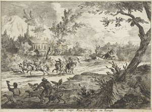 Caça ao lobo perto de Conflans, Sabóia
La Chasse aux Loups Prez de Conflans en Savoie (título sobre o objecto)
Faces em Sabóia (título da série)