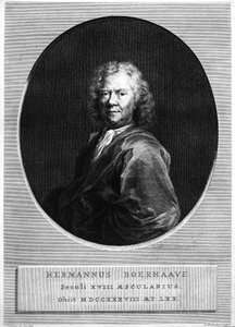 Herman Boerhaave, gravado por Jacobus Houbraken de Jan Wandelaar